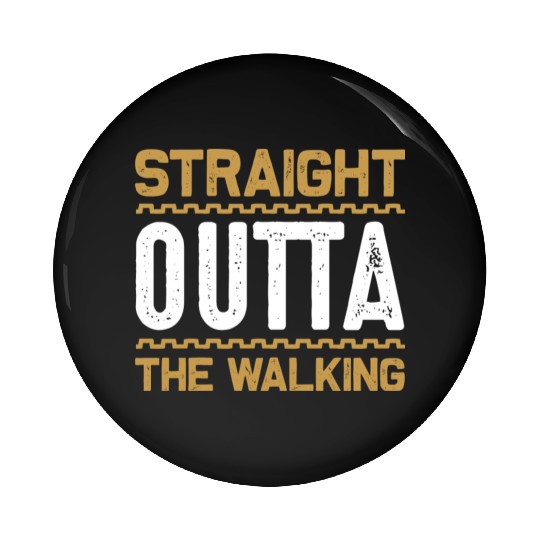 Walking Straight Pin Buttons