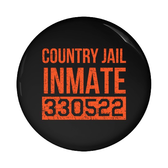 Coy Jail Inmate 330522 Halloween Prison Pin Buttons