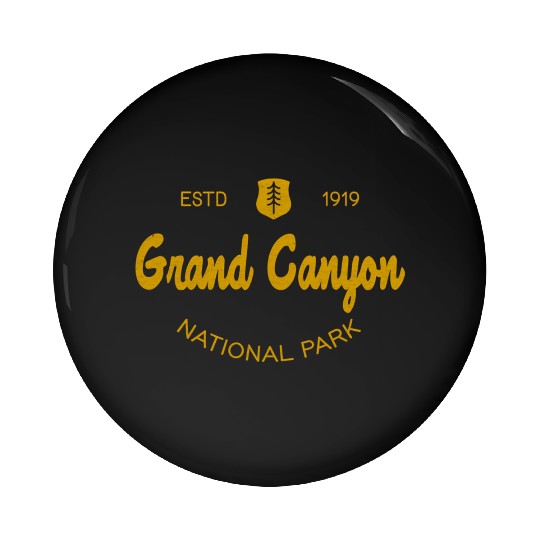 Grand Canyon National Park Script Style Pin Buttons