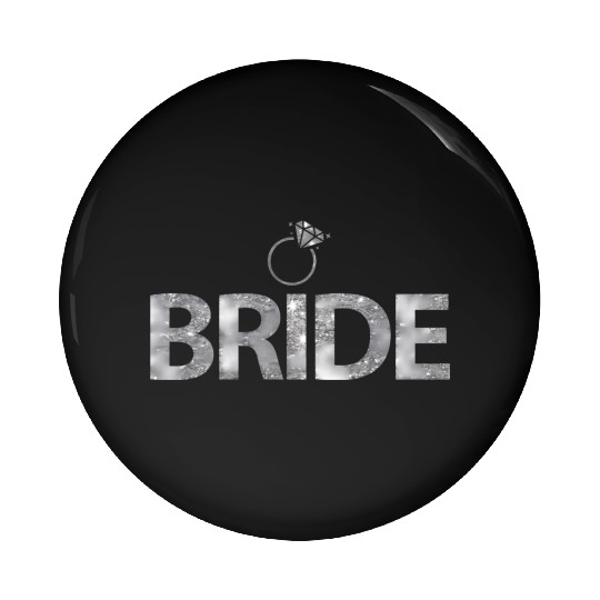 Bride For Grainy Grey Pin Buttons