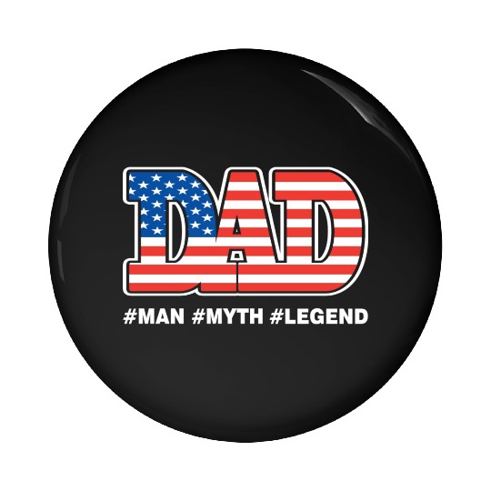 American Dad Unisex Pin Buttons Father Day