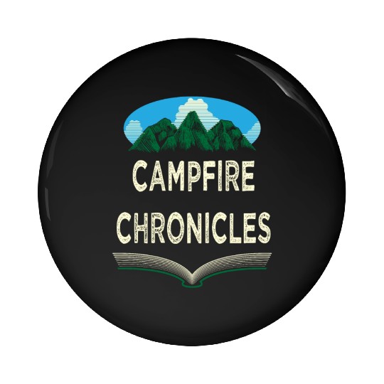 Campfire Chronicles Wildlife Camping Outdoor Campe Pin Buttons
