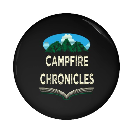 Campfire Chronicles Wildlife Camping Outdoor Campe Pin Buttons