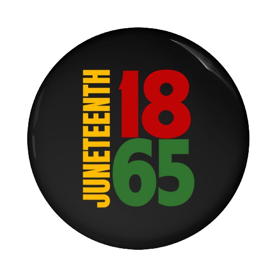 Black Proud African American For Juneteenth Pin Buttons