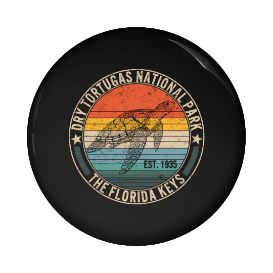 Dry Tortugas National Park Florida Keys Beach Pin Buttons