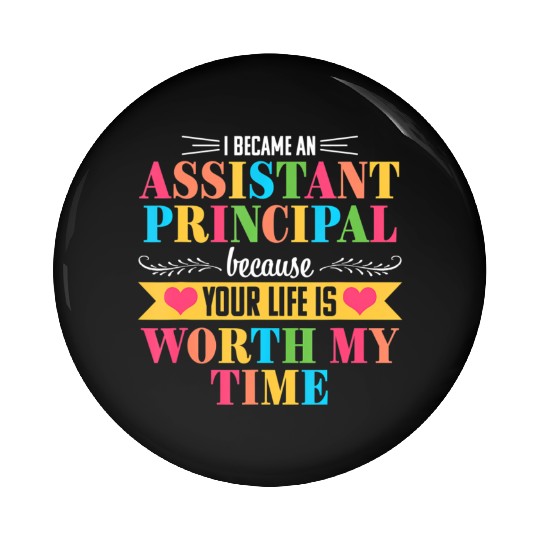 Assistant Principal Cute Appreciation Back to Pin Buttons
