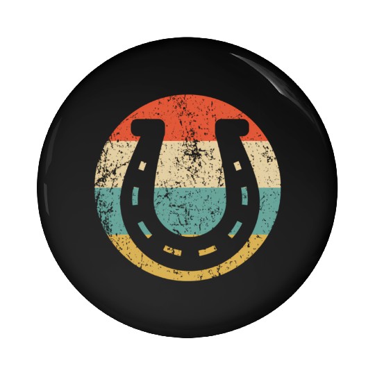 Horseshoe Style Lucky Pin Buttons