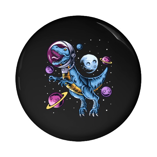 Dinosaur Astronauts Science Fiction Science Pin Buttons