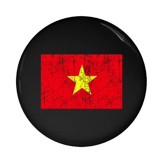 Vietnamese Flag Vietnam Patriotic Pride Pin Buttons
