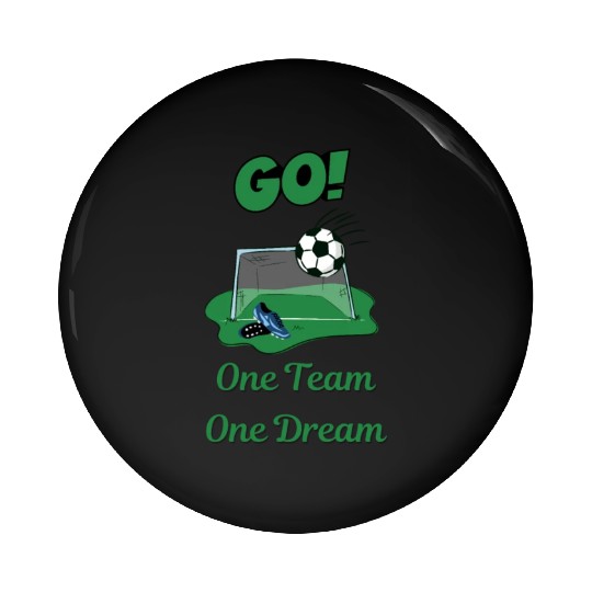 Soccer Star One Team and One Dream Lets Go Pin Buttons