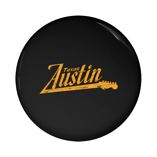 Austin Texas Guitar Neck Pin Buttons