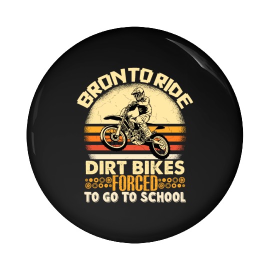 Dirt Bike Gift Biker Motocross Accessories Pin Buttons