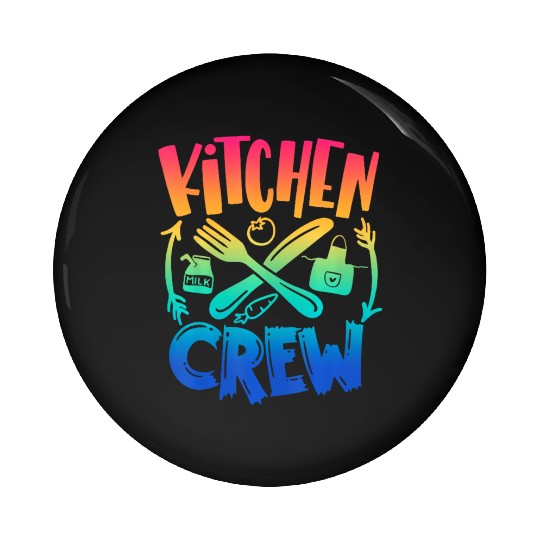 Kitchen Crew Back To School Team Field Day 2022 Pin Buttons