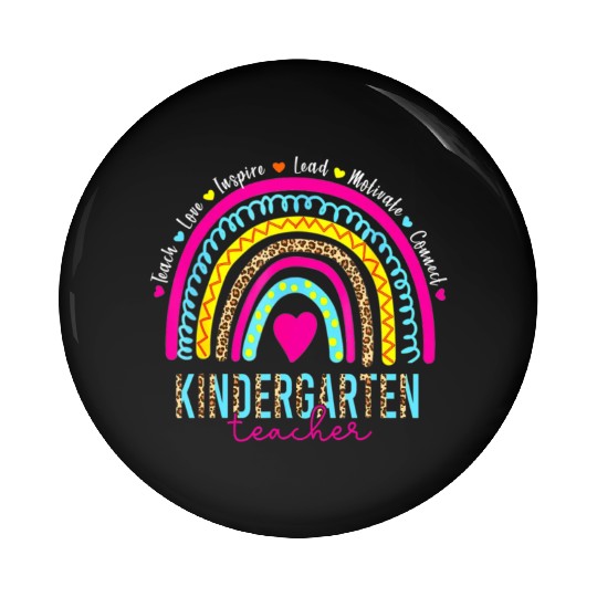 Kindergarten Teacher Back To School Appreciation Pin Buttons