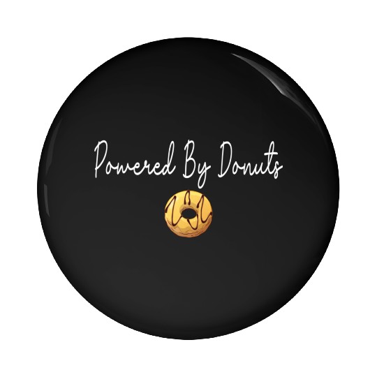 Chocolate Caramel Donuts Day Powered By Donuts Py Pin Buttons