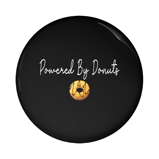 Chocolate Caramel Donuts Day Powered By Donuts Py Pin Buttons