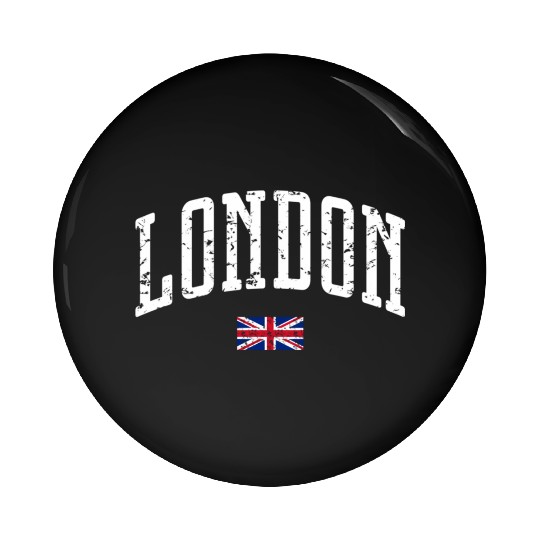 London Flag City Pin Buttons