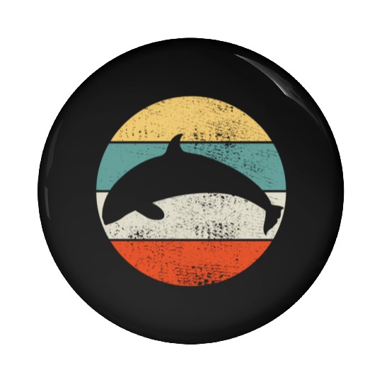 Orca Whale Pin Buttons