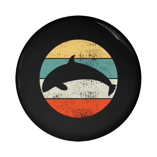 Orca Whale Pin Buttons
