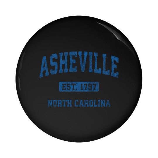 Asheville North Carolina Athletic Sports Pin Buttons