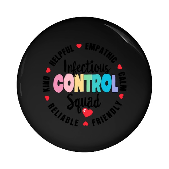 Infectious Control Squad Nurse Team Registered Pin Buttons