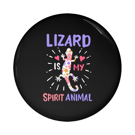Lizard Reptile Herpetologist Lizard Lover Pin Buttons