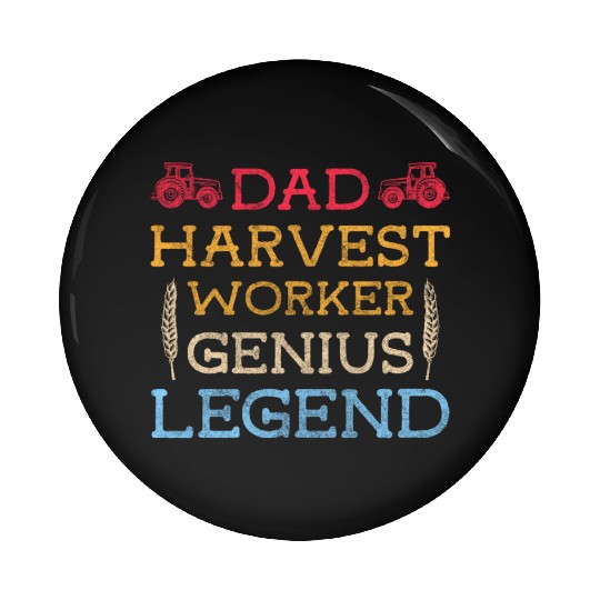 Harvest Harvest Time Asparagus Pin Buttons