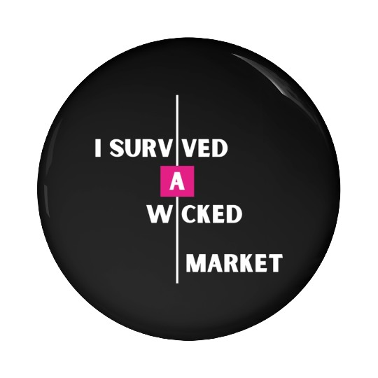 Wicked Market Pin Buttons