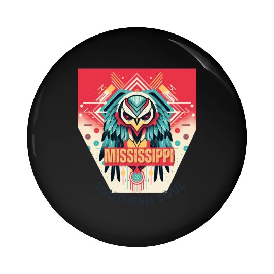 Mississippi vibes Pin Buttons