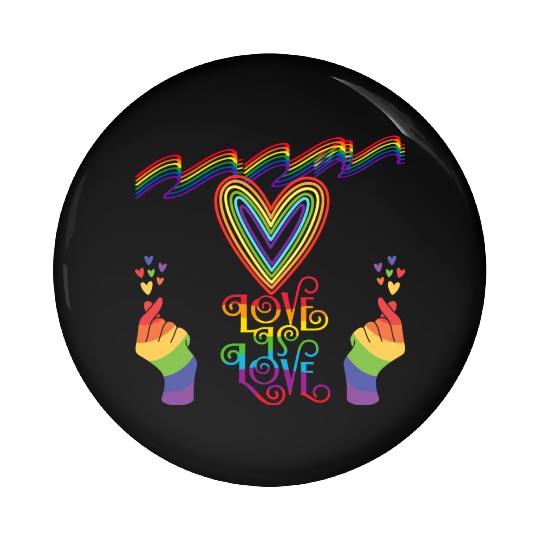 LOVE IS LOVE Pin Buttons