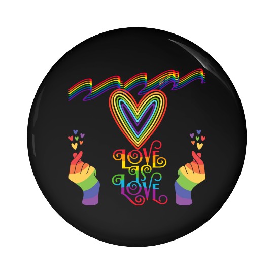LOVE IS LOVE Pin Buttons