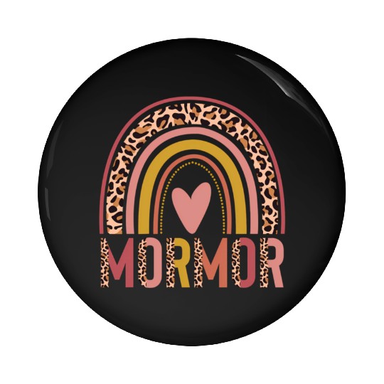 Rainbow Mormor Mothers Day For Mormor Pin Buttons