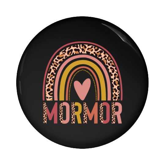 Rainbow Mormor Mothers Day For Mormor Pin Buttons
