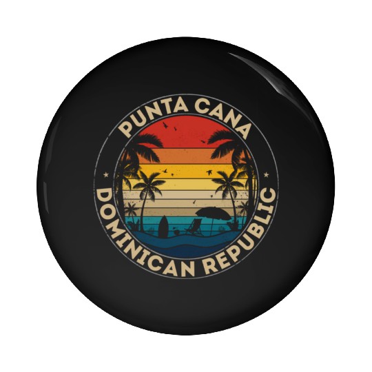 Punta Cana Dominican Republic Reminder Pin Buttons