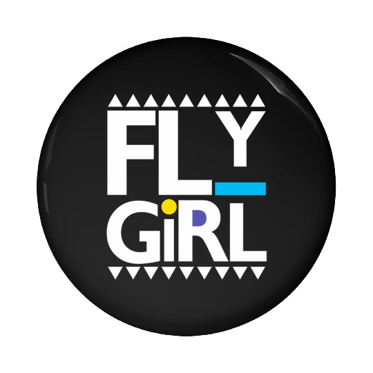Fly 80S 90S Old School Hip Hop Pin Buttons