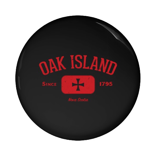 Oak Island Knights Templar Cross Pin Buttons