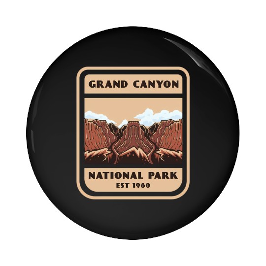 Grand Canyon National Park Vintage Style Pin Buttons