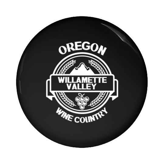 Oregon Wine Cory Willamette Valley Travel Pin Buttons