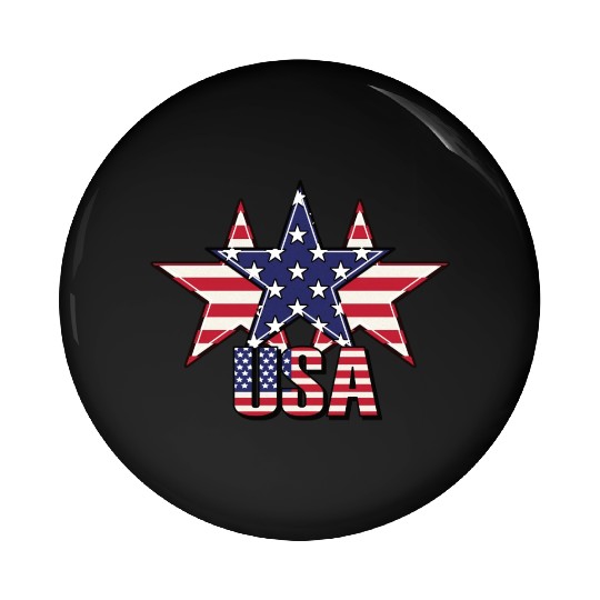 God bless America the land of the free Pin Buttons