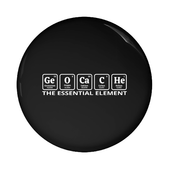 Geocaching chemical science periodic table Pin Buttons