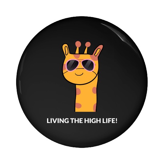 Cute Long Neck Giraffe Pin Buttons