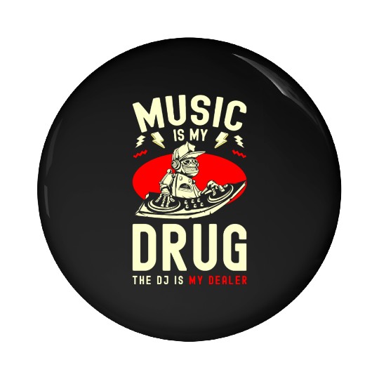 Music Techno Festival Pin Buttons