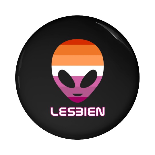 Lesbien aka lesbian alien Pin Buttons