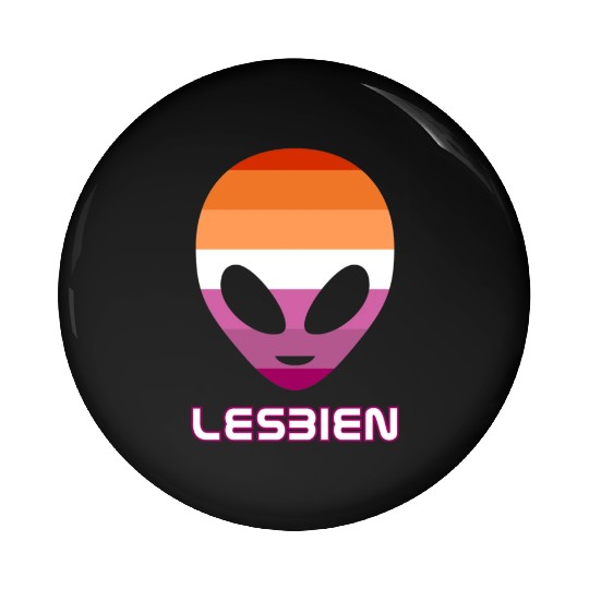 Lesbien aka lesbian alien Pin Buttons