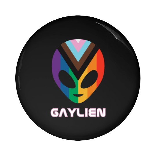 Gaylien aka Gay Alien Pin Buttons