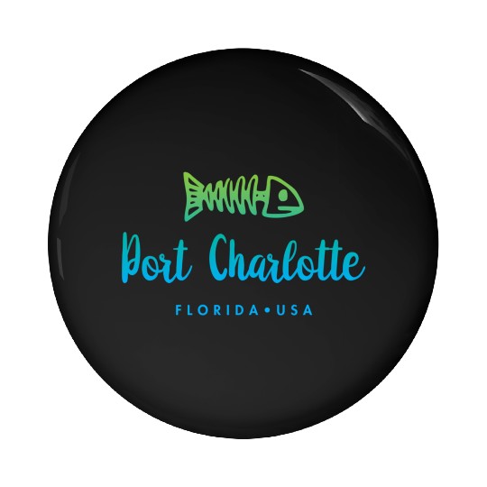 Port Charlotte Florida Pin Buttons