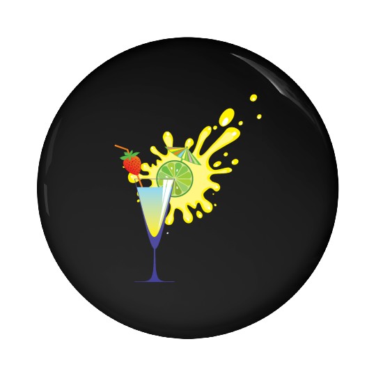Fresh Summer Juice Pin Buttons