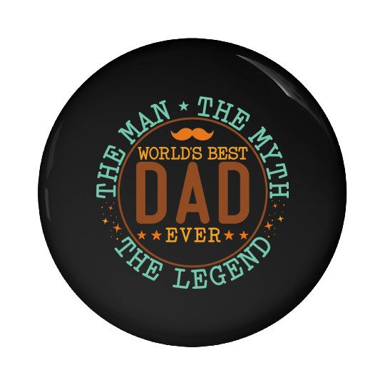 best dad ever Pin Buttons