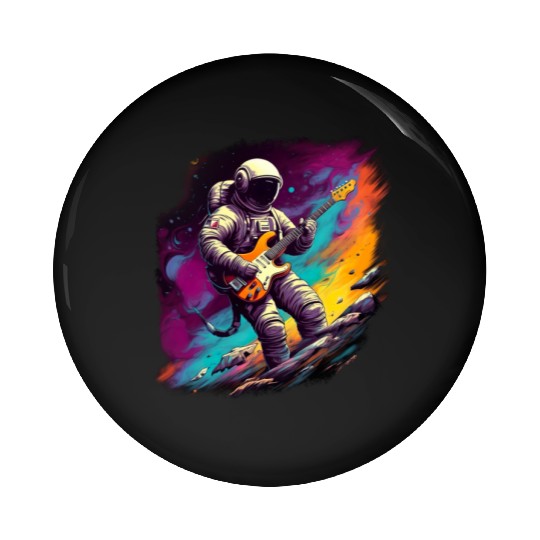 The best guitar player of the universe Pin Buttons