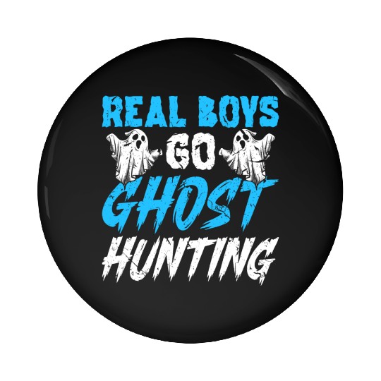 Paranormal Investigator Boys Ghost Hunting Pin Buttons